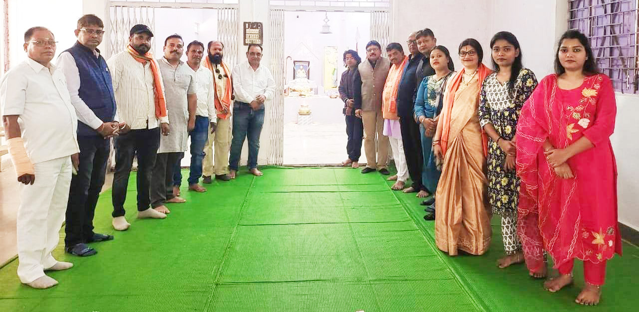 विहिप-बजरंग दल ने पूजा-अर्चना कर मनाई जयंती