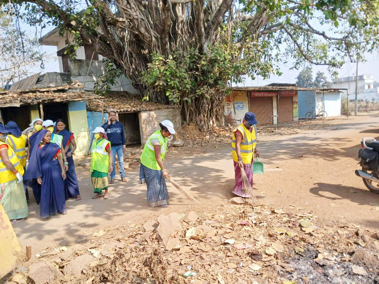 पंचायतों में चलाया गया स्वच्छता अभियान