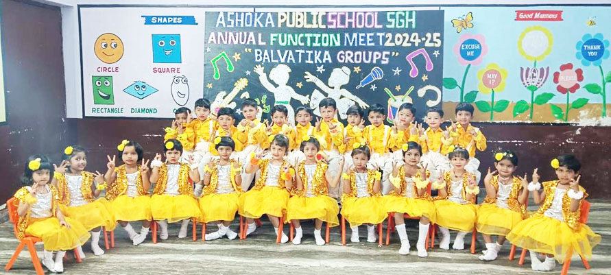 वार्षिकोत्सव में बच्चों  ने दी शानदार प्रस्तुति