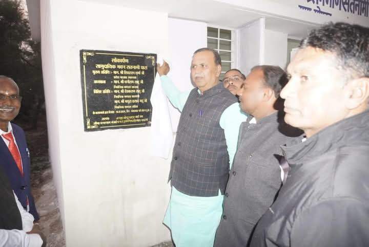 लाखों के विकास कार्यों का शिवरतन ने किया लोकार्पण