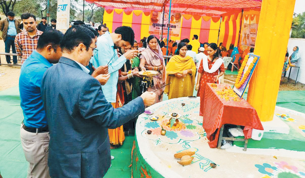  देवरीकला में विकासखंड स्तरीय सुशासन दिवस