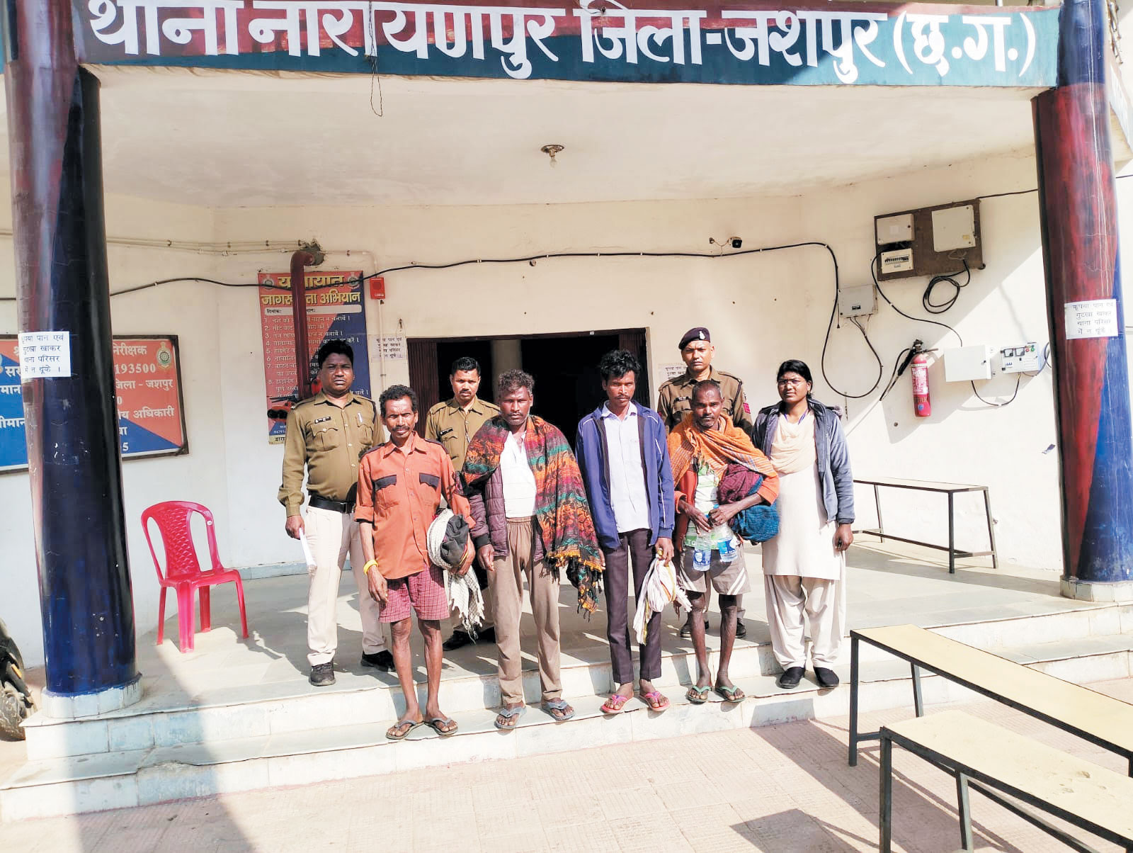 गौवंश की हत्या कर मांस बेचने- खरीदने के आरोप में 4 बंदी