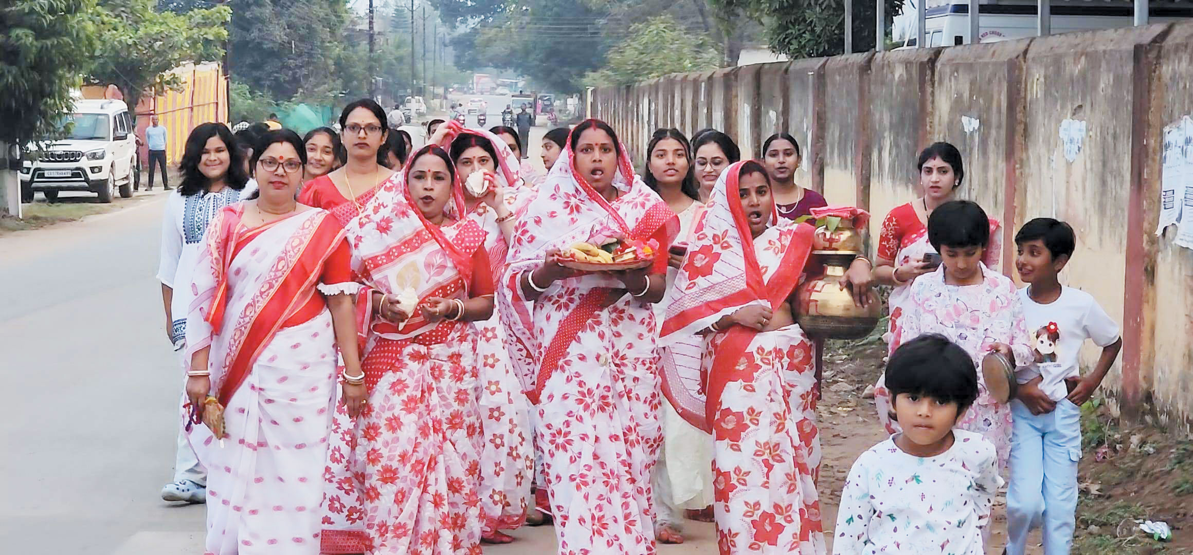 कलश स्थापना कर महाकाली पूजा शुरु