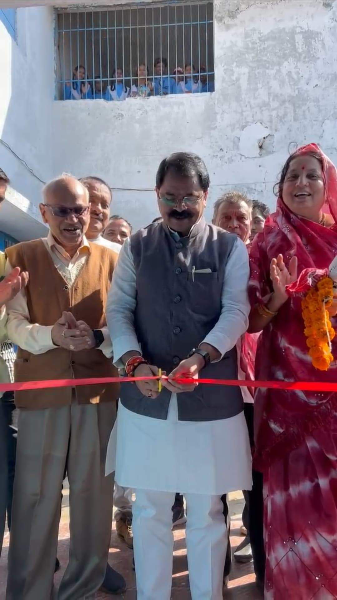 विधायक इंद्र साव ने किया अतिरिक्त कक्ष भवन का लोकार्पण