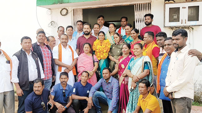 संध्या पवार बनीं नारायणपुर भाजपा जिलाध्यक्ष