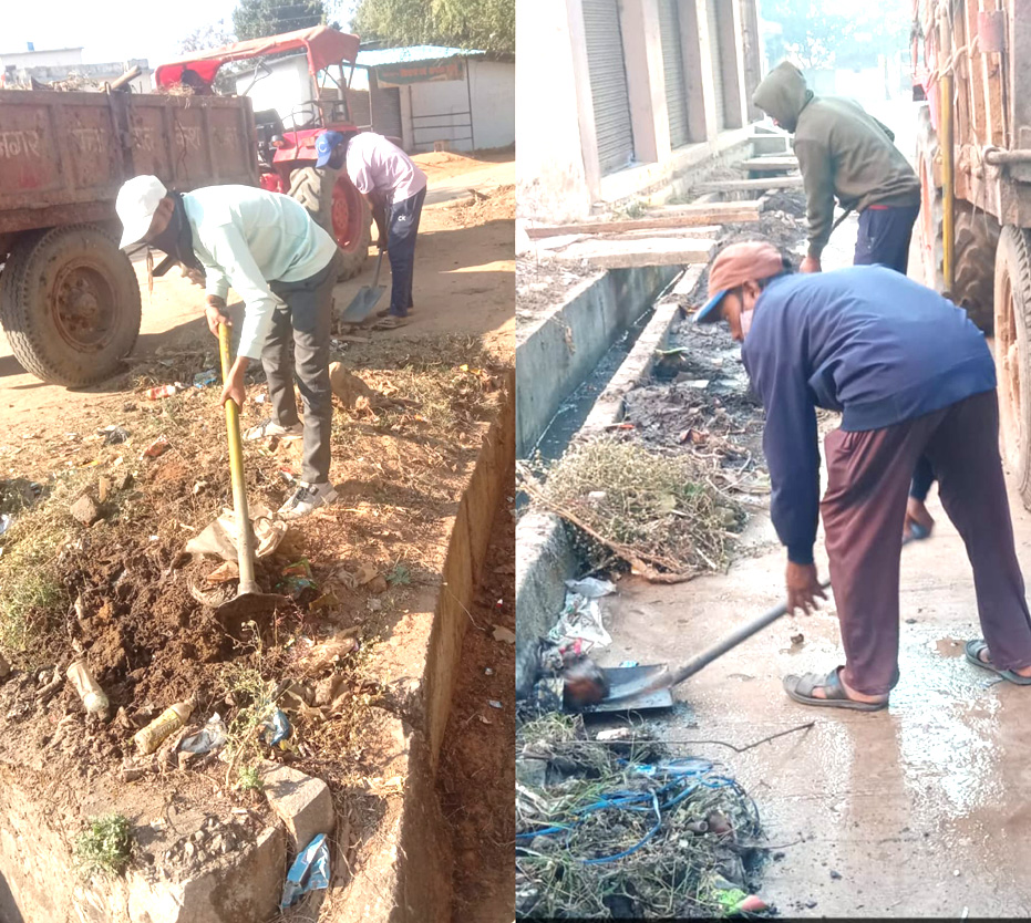 नगर को कचरा मुक्त करने सीएमओ प्रतिदिन सुबह वार्डों का कर रहे हैं निरीक्षण