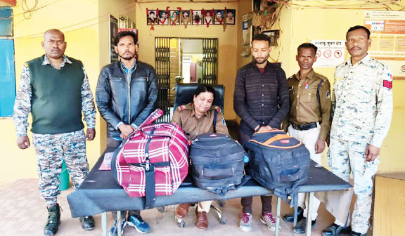 गांजा तस्करी, यूपी के 2 बंदी