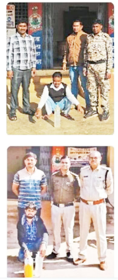 कच्ची शराब, दो आरोपी बंदी