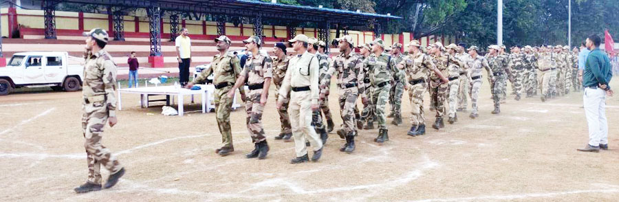 अधिशासी निदेशक करेंगे ध्वजारोहण, परेड व पीटी का रिहर्सल