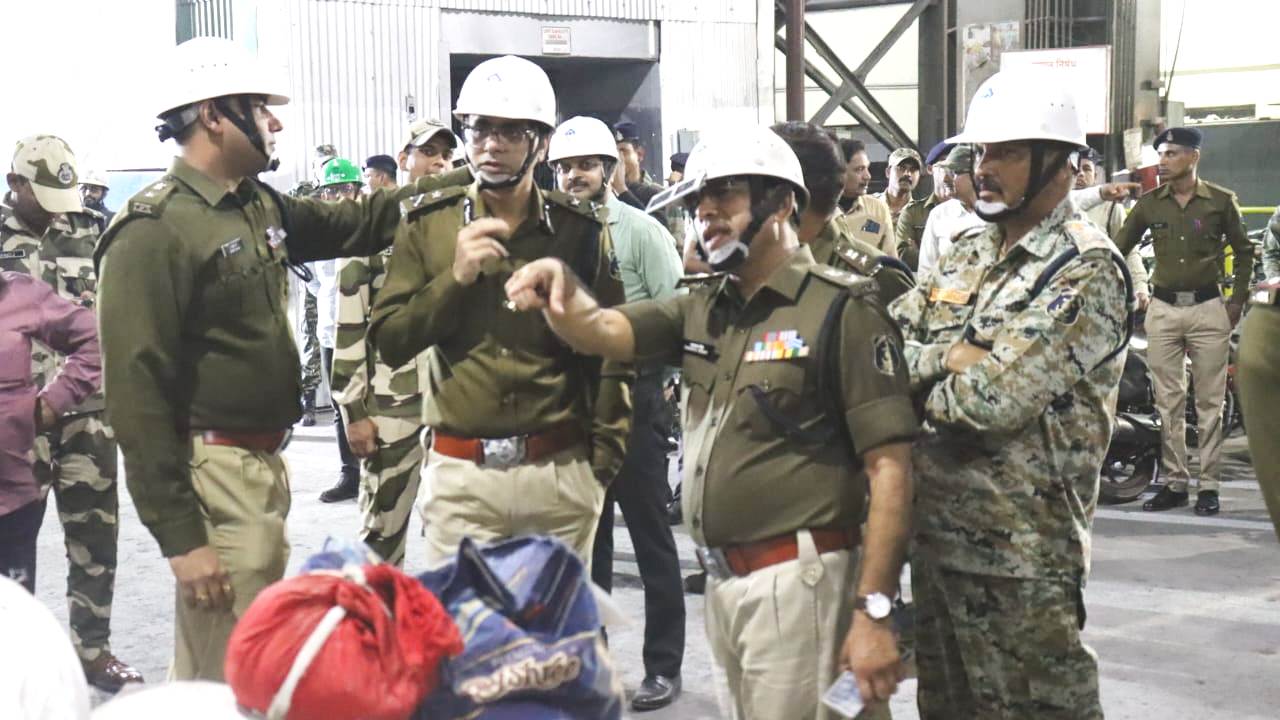 राजनांदगांव रेंज के 110 प्रकरणों के मादक पदार्थों का नष्टीकरण