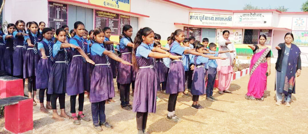 माध्यमिक शाला राखी में मना राष्ट्रीय मतदाता दिवस 