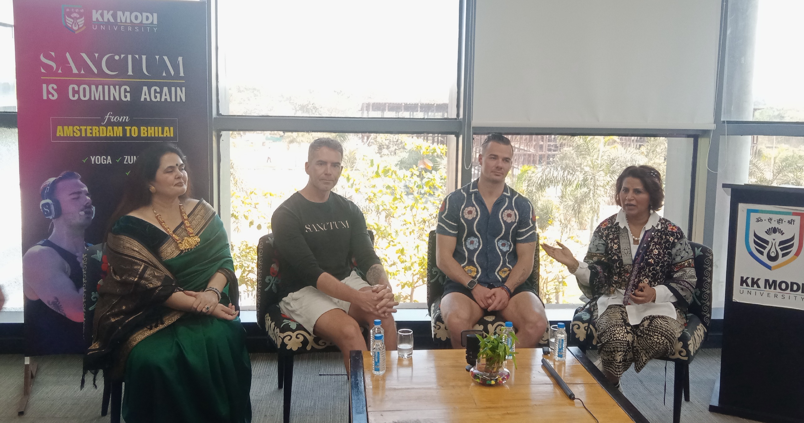 केके मोदी यूनिवर्सिटी का सैंक्टम के साथ वेलनेस सत्र संपन्न 