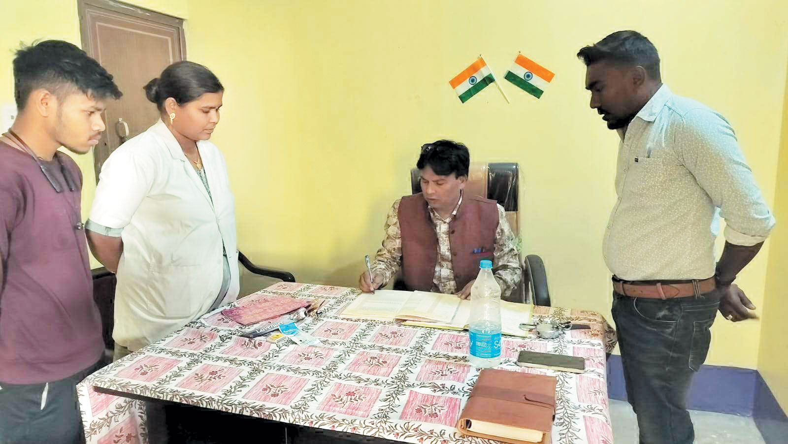  नशा मुक्ति केंद्र का निरीक्षण