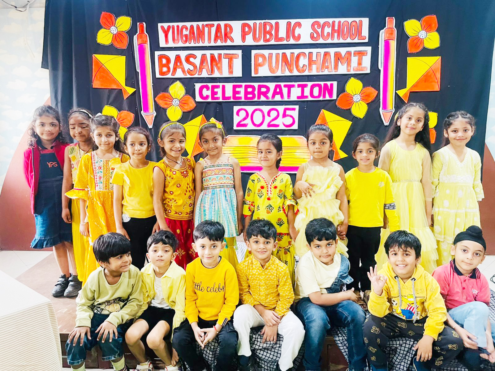 युगांतर के बच्चों ने मनाई बसंत पंचमी