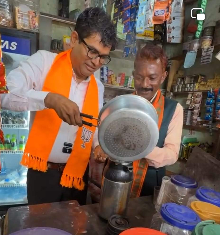 विकास के लिए ओपी ने भाजपा महापौर प्रत्याशी के लिए मांगा समर्थन विकास के लिए ओपी ने भाजपा महापौर प्रत्याशी के लिए मांगा समर्थन