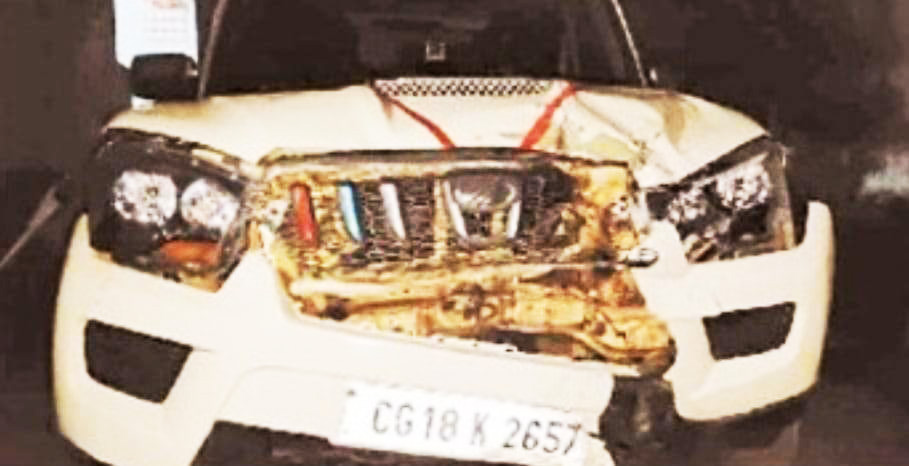 जिपं सदस्य  प्रत्याशी की गाड़ी से युवक की मौत 