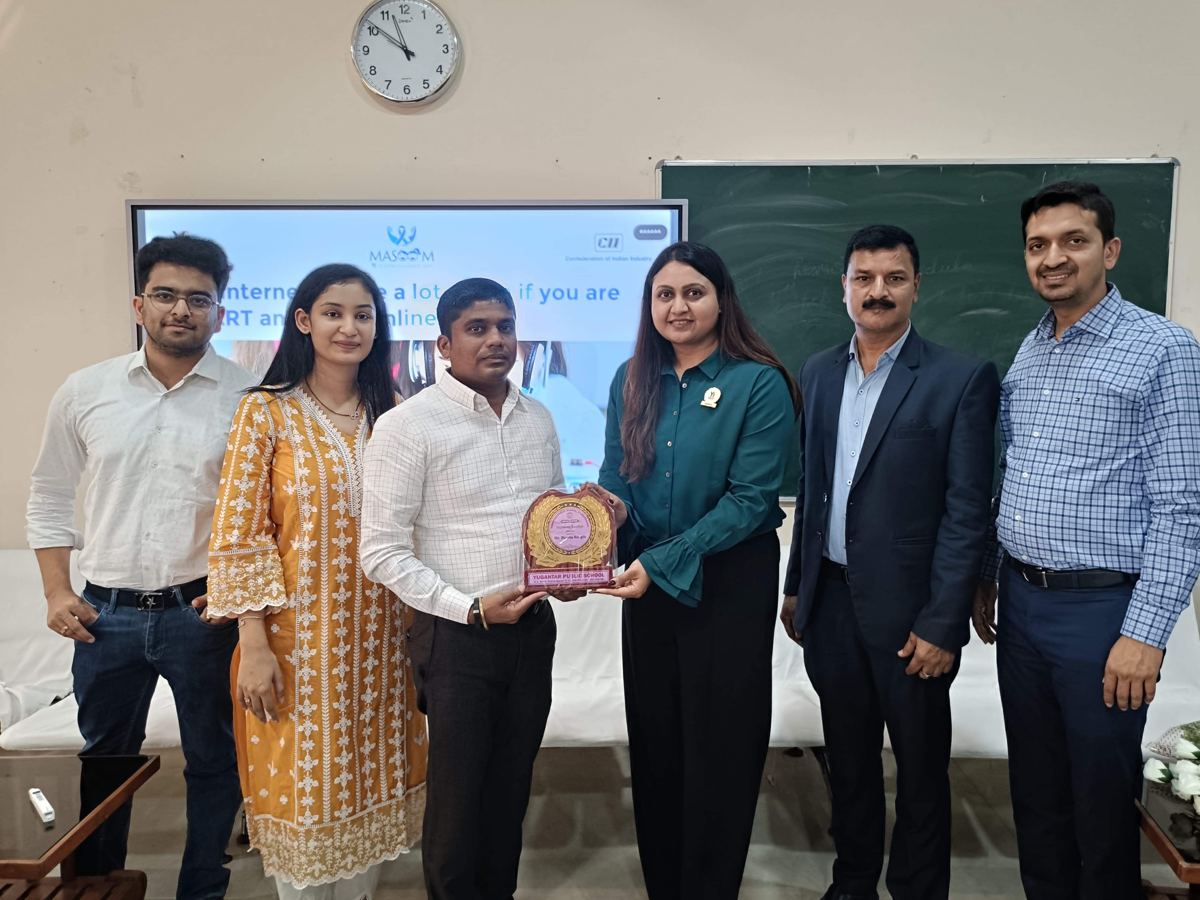 युगांतर में सायबर अवेयरनेस पर वर्कशॉप 