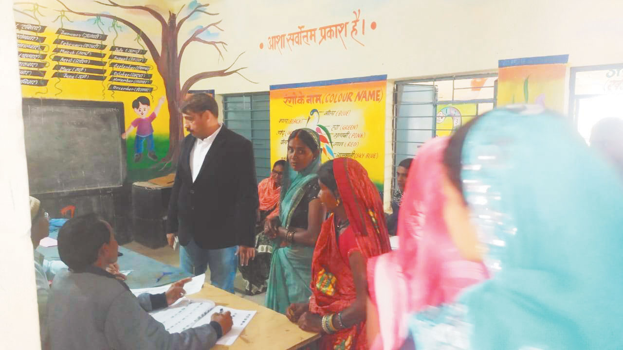 मतदान केंद्र व टेबुलेशन प्रशिक्षण का निरीक्षण मतदान केंद्र व टेबुलेशन प्रशिक्षण का निरीक्षण