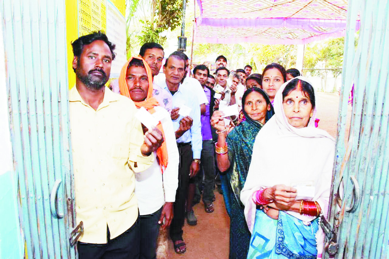 नांदगांव में 87.76 फीसदी ग्रामीण मतदाताओं ने किया मतदान