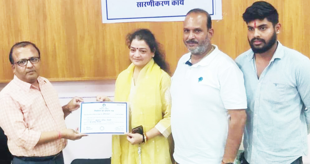 कल्पना योगेश तिवारी को 18 हजार वोट से मिली विजय