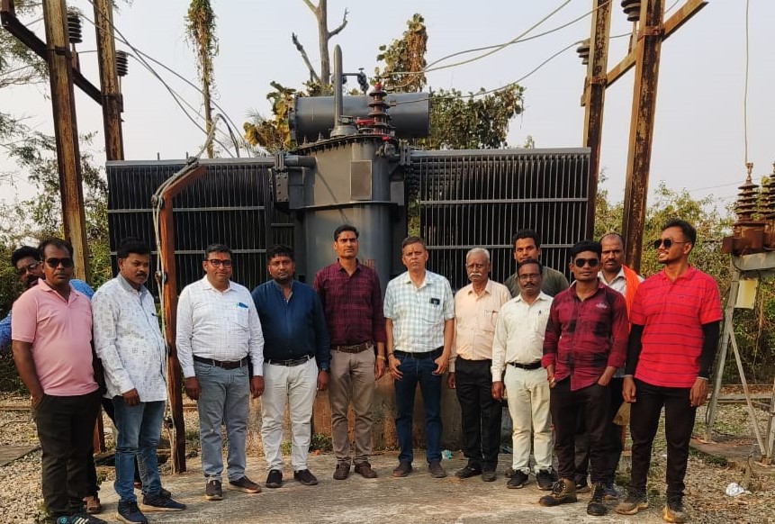 पनियाजोब में नया पावर ट्रांसफार्मर क्रियाशील