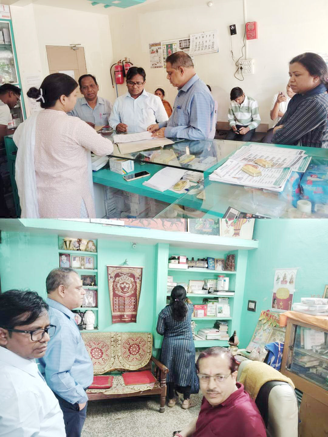 गैर लाईसेंस क्लीनिक व दवाखानों में स्वास्थ्य विभाग की दबिश