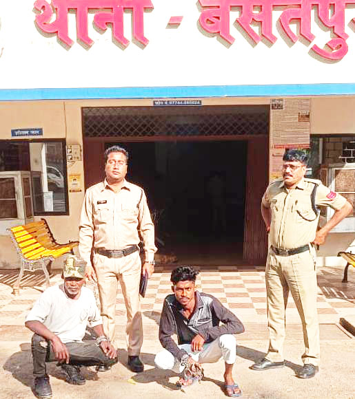 शराब संग आरोपी पकड़ाया