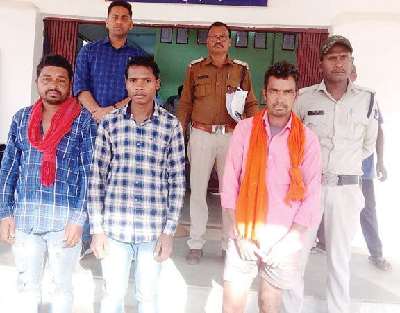 गैर इरादतन हत्या, 3 आरोपी बंदी गैर इरादतन हत्या, 3 आरोपी बंदी
