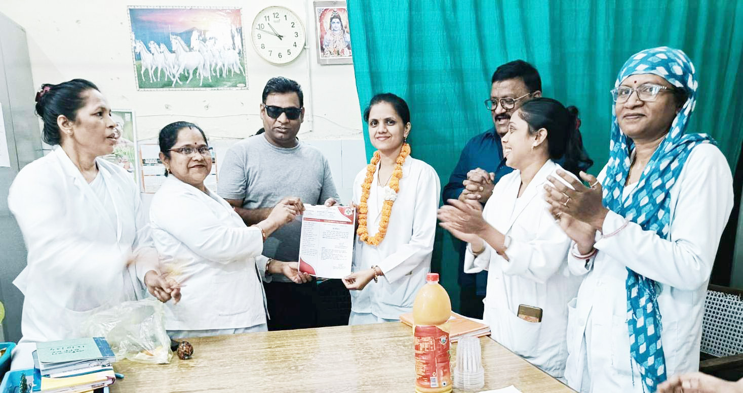 नर्सिंग प्रकोष्ठ की अध्यक्ष बनीं चंद्रिका नर्सिंग प्रकोष्ठ की अध्यक्ष बनीं चंद्रिका