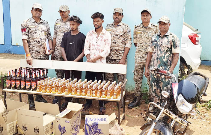 शराब तस्करी, दो गिरफ्तार