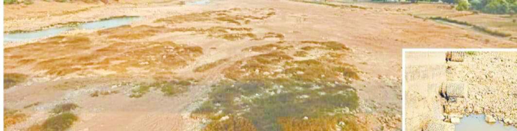 खहरिया एनीकट सूखा,  सिधौरी फिल्टर प्लांट से 44 गांवों की पानी सप्लाई ठप 