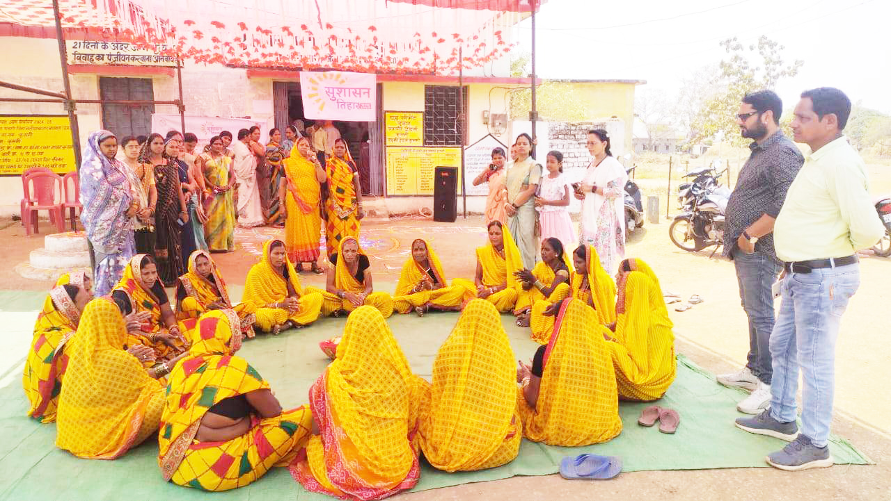 ग्रामीण अंचल में सुआ नृत्य बना जनजागरूकता का माध्यम
