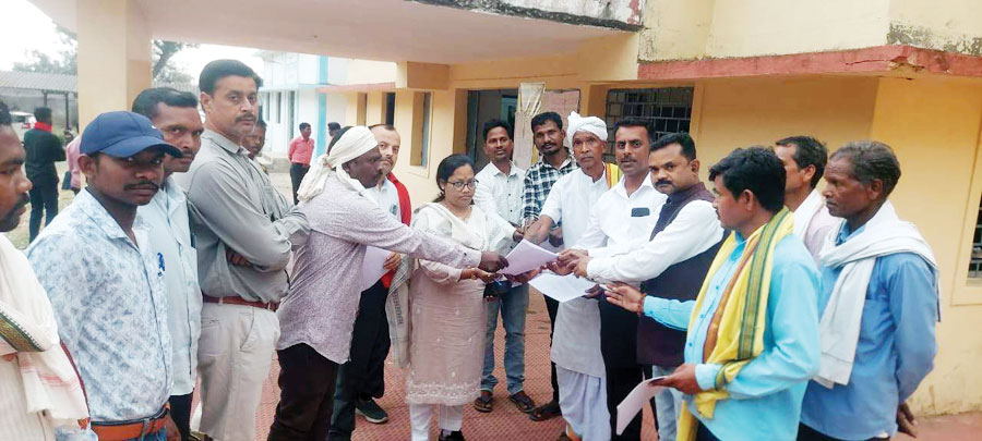 मदननगर खदान परियोजना: ग्रामीणों ने बिना अधिग्रहण जबरन सर्वे पर जताया विरोध