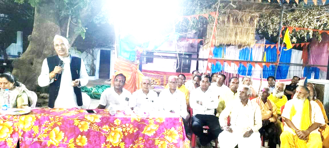 ग्राम टेका में चंदूलाल का स्वागत