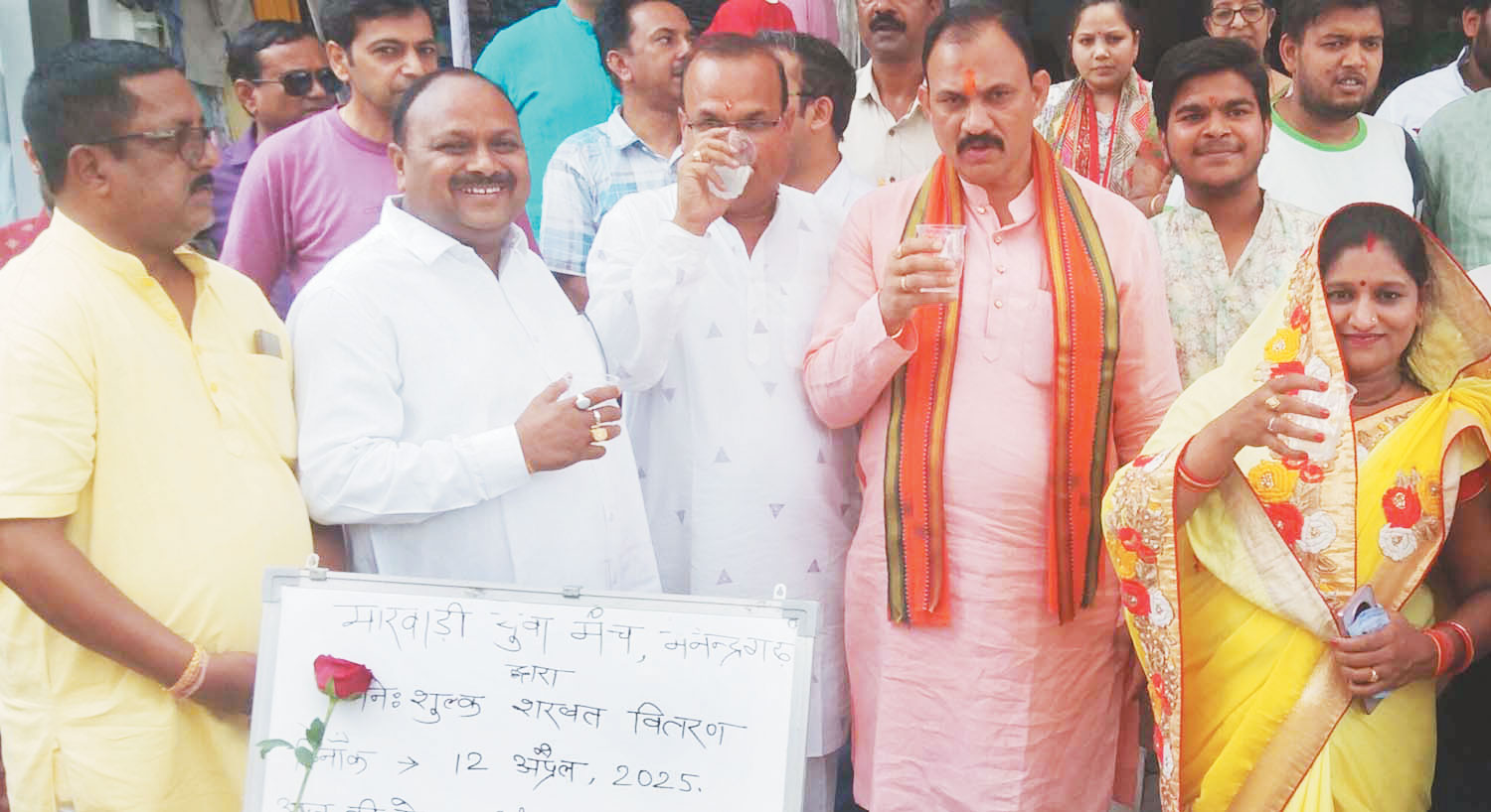 मायुमं के शीतल जलपान सेवा से राहगीरों को मिलेगी बड़ी राहत