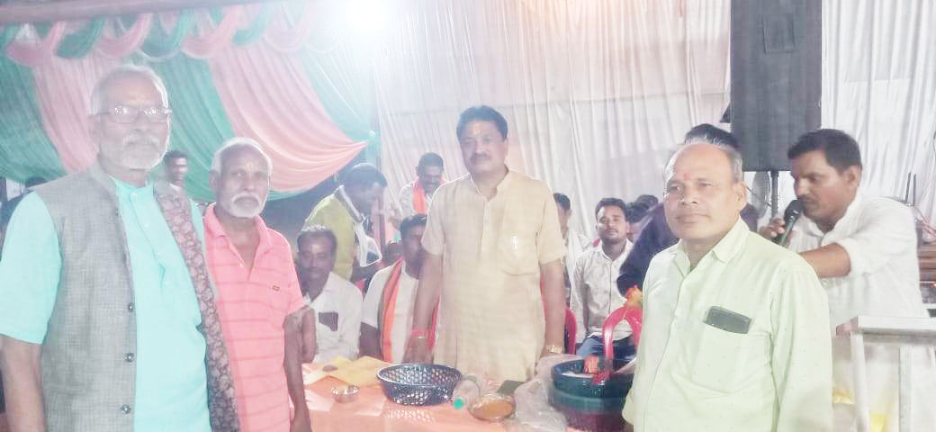 पटेवा में मानस गान का समापन