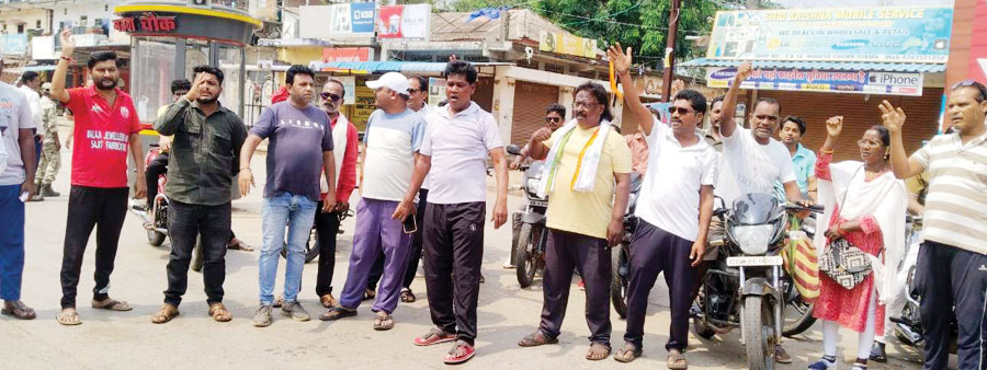 पूर्व विधायक कुंजाम के घर छापेमारी के विरोध में सुकमा बंद रहा