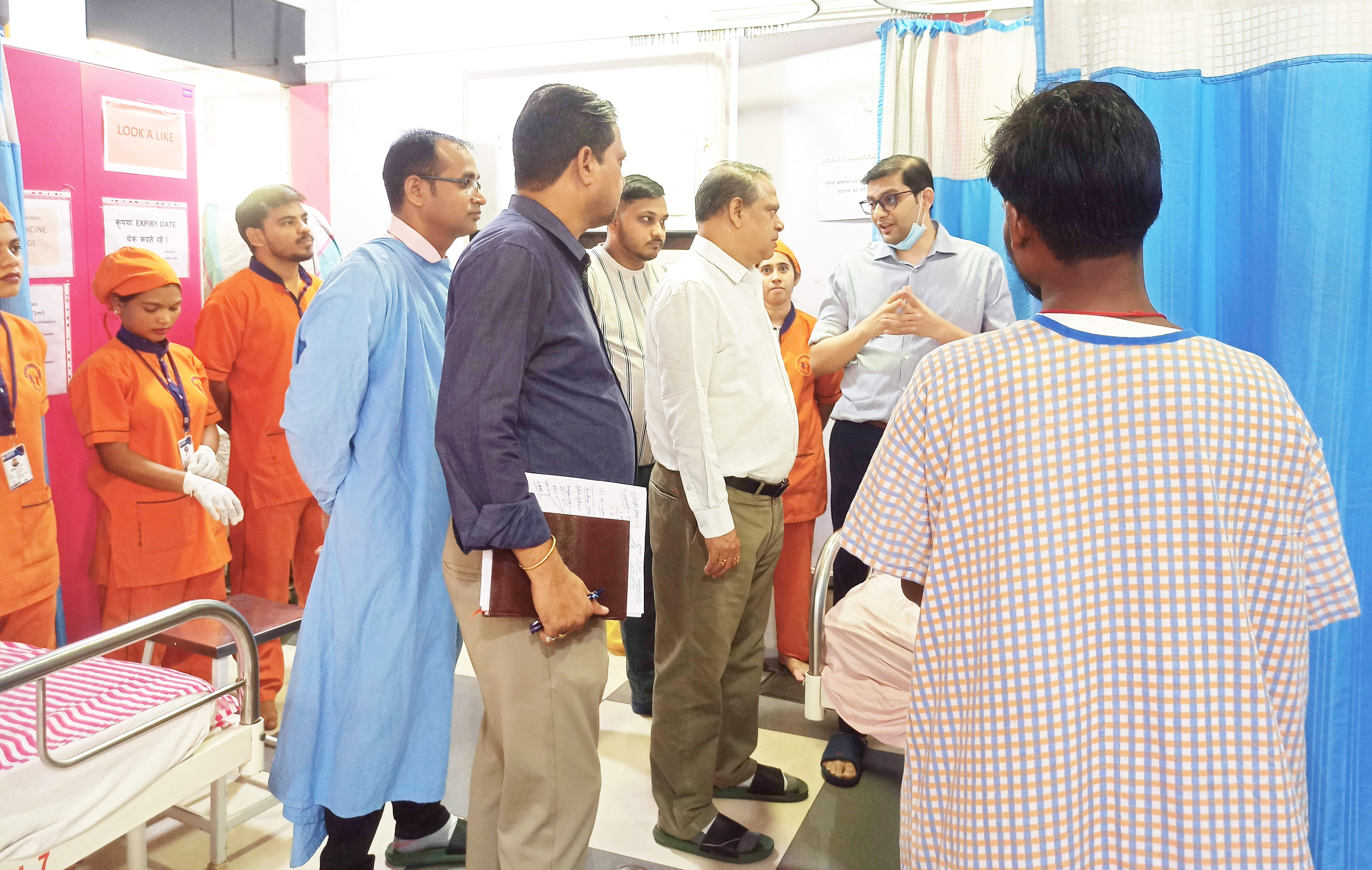 स्वास्थ्य विभाग ने किया चिकित्सालयों का निरीक्षण स्वास्थ्य विभाग ने किया चिकित्सालयों का निरीक्षण