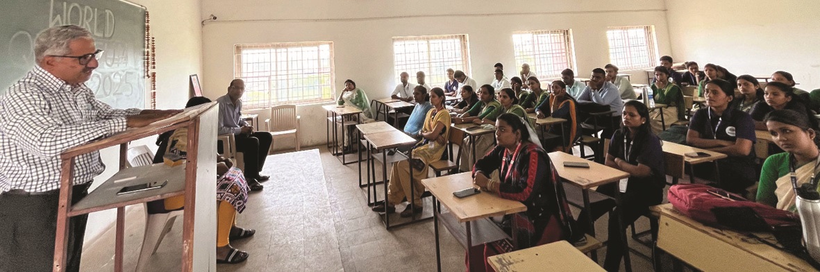 भारती विवि में विश्व क्वांटम दिवस पर व्याख्यान भारती विवि में विश्व क्वांटम दिवस पर व्याख्यान