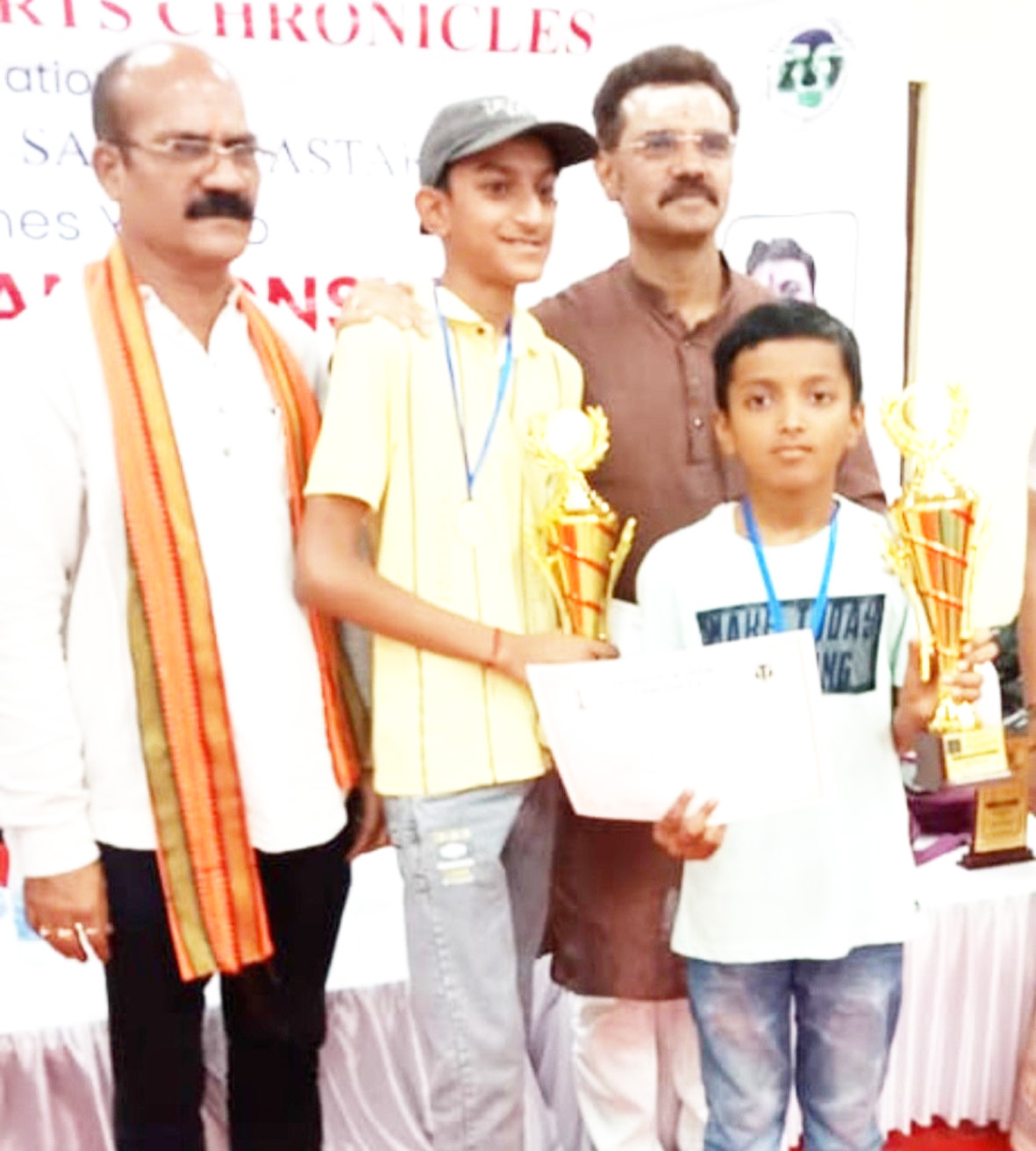 अंडर 11 शतरंज स्पर्धा के विजेता बने प्रांजल सिंह अंडर 11 शतरंज स्पर्धा के विजेता बने प्रांजल सिंह