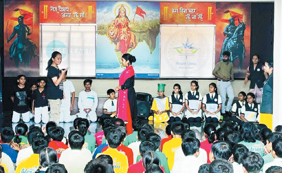 माउंट लीट्रा जी स्कूल में पोषण सप्ताह पखवाड़ा माउंट लीट्रा जी स्कूल में पोषण सप्ताह पखवाड़ा