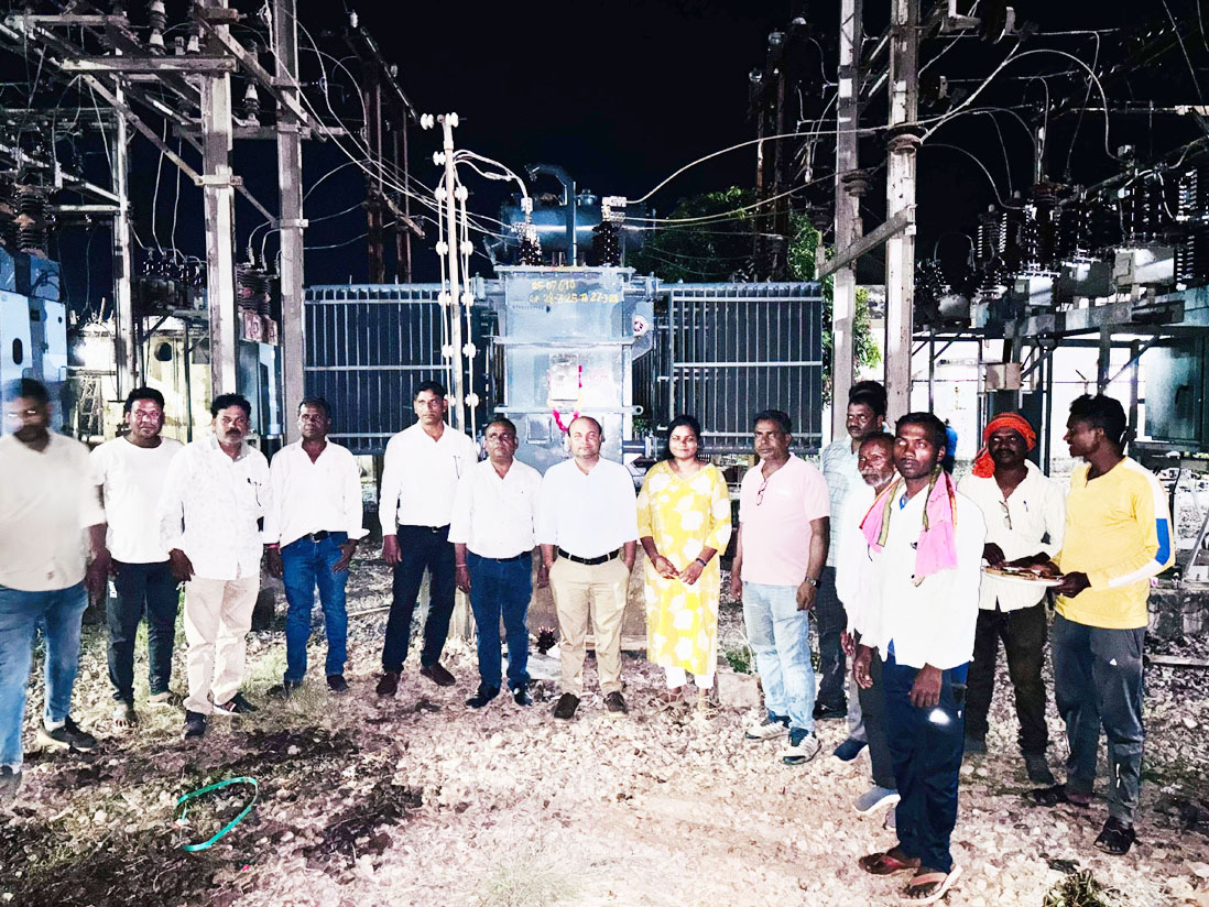 मानपुर में नया पावर ट्रांसफार्मर चार्ज
