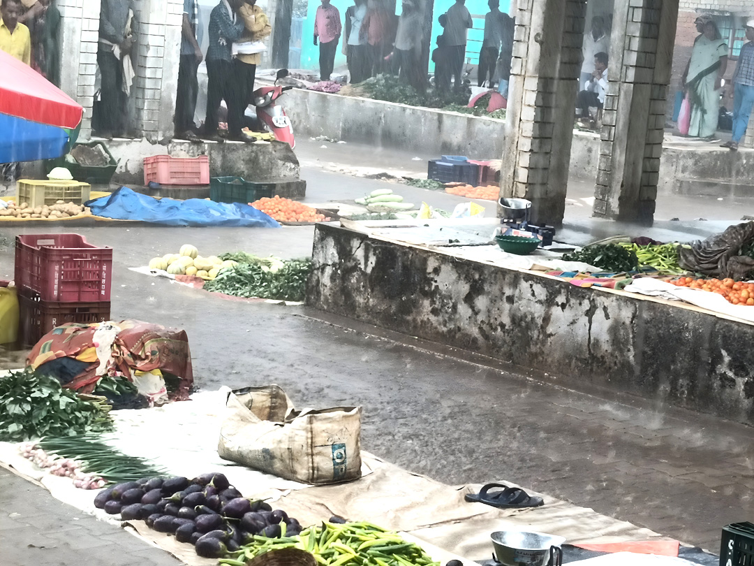 घंटे भर की बारिश के साथ ओलावृष्टि, गरज-चमक के बीच अंधेरा छाया घंटे भर की बारिश के साथ ओलावृष्टि, गरज-चमक के बीच अंधेरा छाया