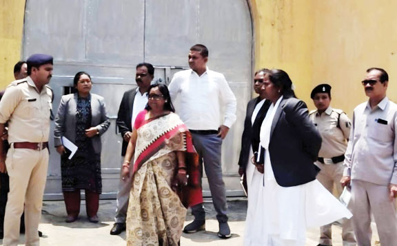 उप-जेल नारायणपुर का निरीक्षण