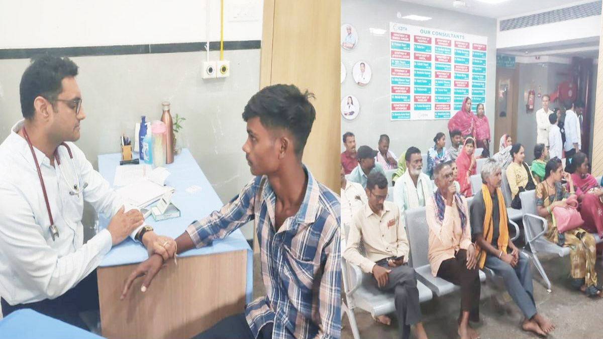 पं. बंशराज तिवारी की जयंती पर निशुल्क स्वास्थ्य परीक्षण शिविर