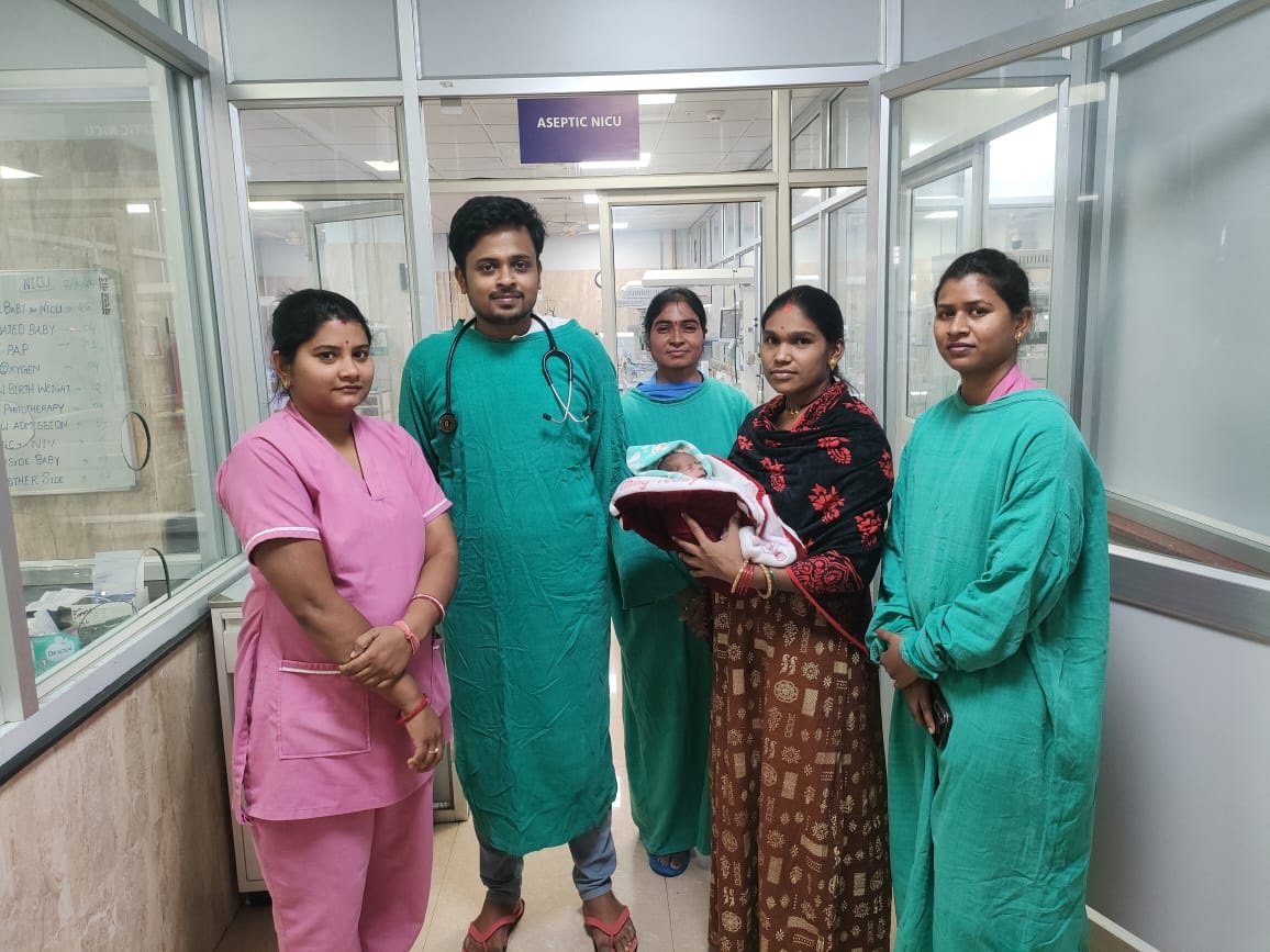 दिल में छेद नवजात शिशु का दवाईयों से सफलतापूर्वक उपचार