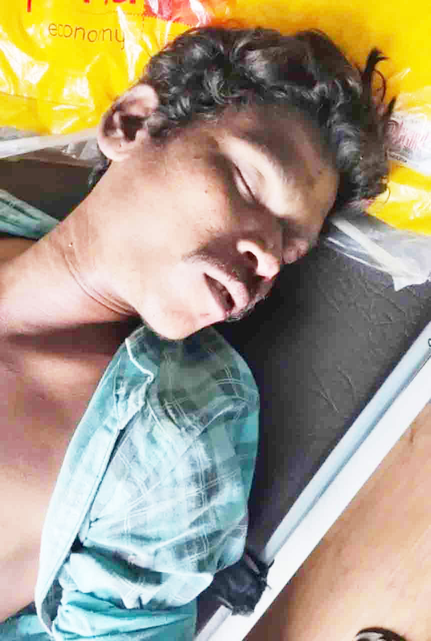 पेड़ से गिरने से मौत