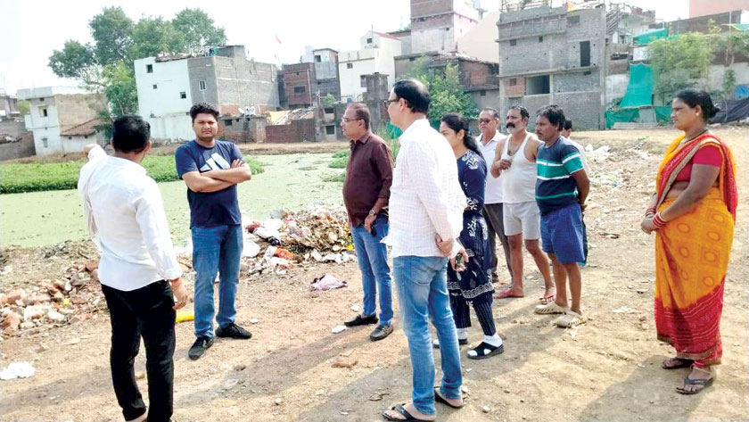  सर्वोदय तालाब के बाहर नाली, चारों ओर टो वाल बनाया जाएगा