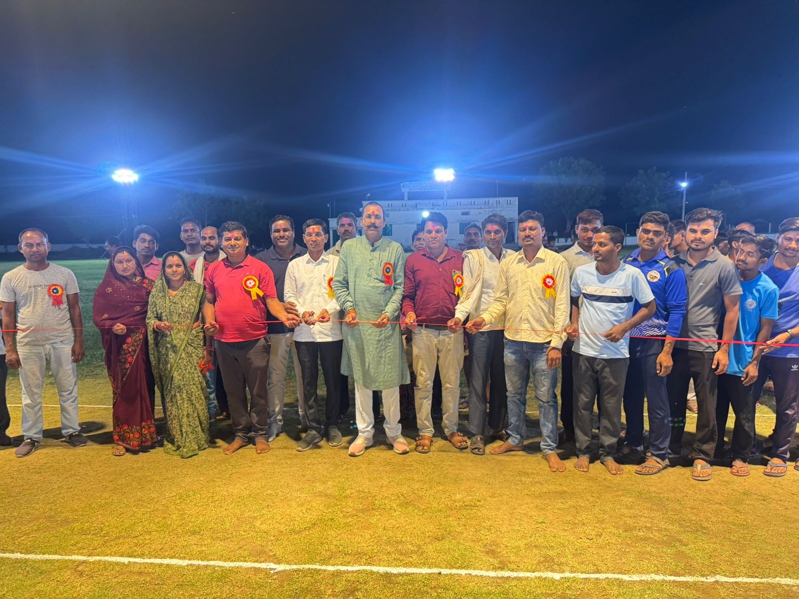 रात्रिकालीन टेनिस बाल क्रिकेट स्पर्धा शुरु