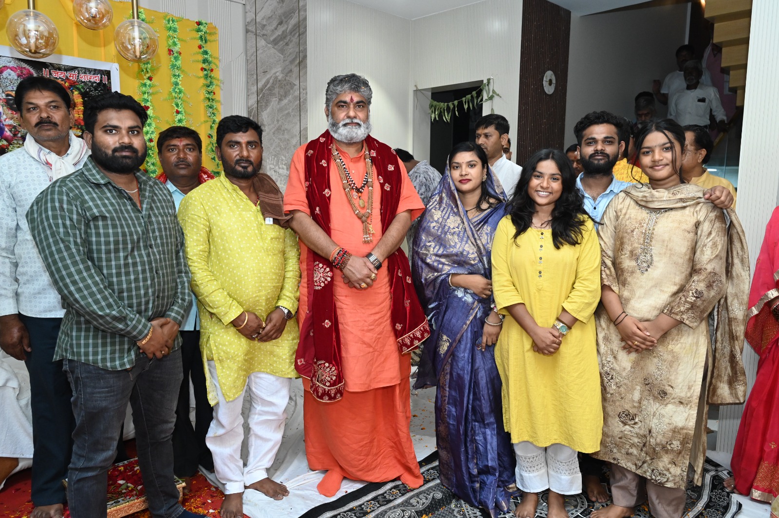 मैहर धाम के पीठाधीश्वर का स्वागत